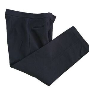 J. McLaughlin Navy Blue Zip Front Pants Size 6